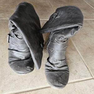 Well Worn Tall Boots